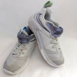 Nike Zoom Freak 3 Basketball Shoes Grey Fog Marble Lime Boys Size 13c